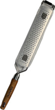 Load image into Gallery viewer, Cilphoria Cheese Grater With Wooden Handle Ginger Hand Tool Garlic Stainless Steel
