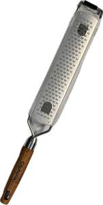 Cilphoria Cheese Grater With Wooden Handle Ginger Hand Tool Garlic Stainless Steel