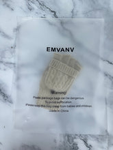 Load image into Gallery viewer, EMVANV Women Knitted Soft Gift Gloves Hand Warmer Half Finger Autumn Winter Flip 1 Pair
