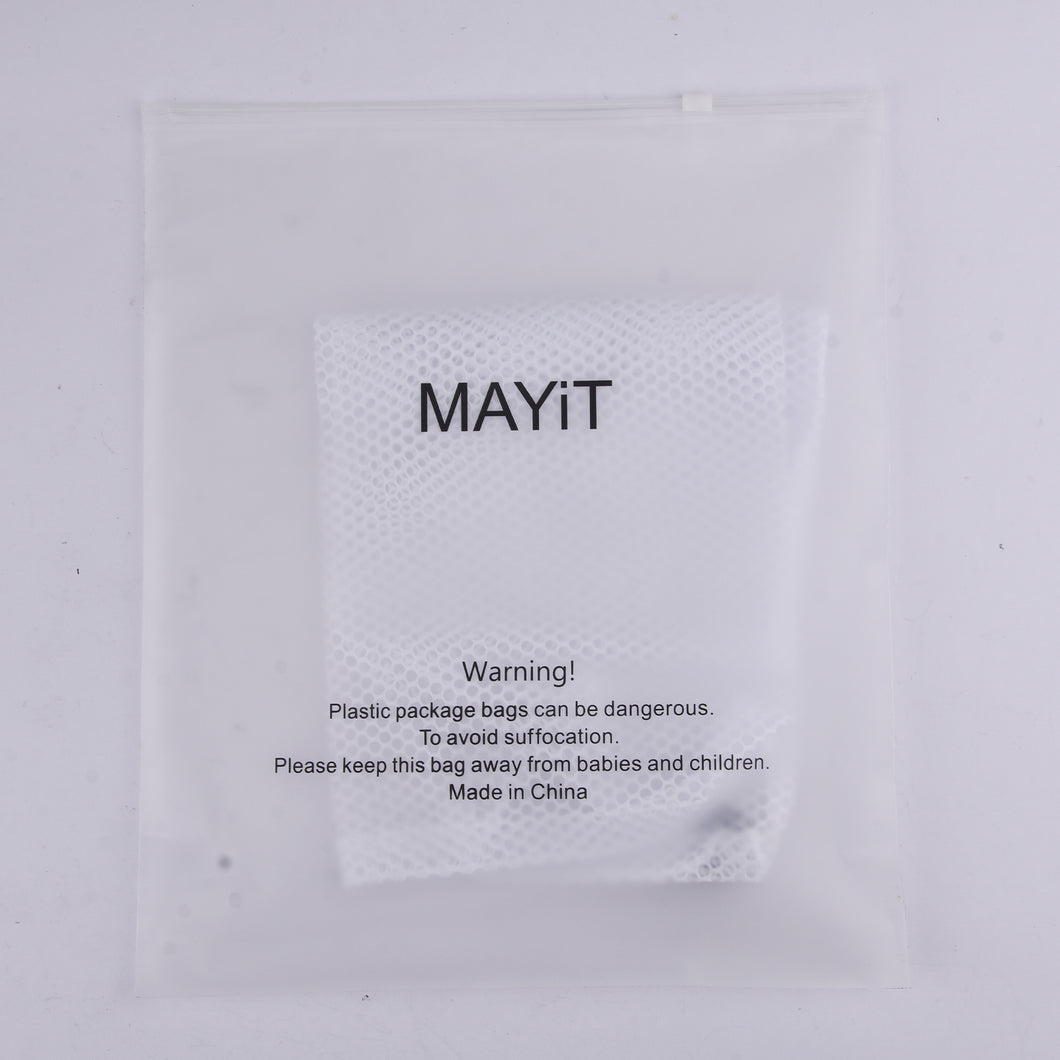 MAYiT Home Mesh Laundry Bag Washing Machine Apartment For Clothes With Drawstring