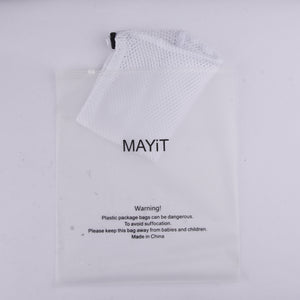 MAYiT Home Mesh Laundry Bag Washing Machine Apartment For Clothes With Drawstring