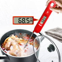 Load image into Gallery viewer, QWLWBU Kitchen Instant Folding Probe Adjustable Read Food Meat Thermometer
