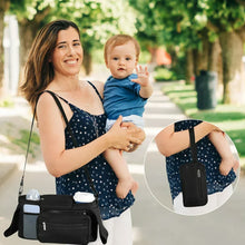 Load image into Gallery viewer, QWLWBU Diaper Storage With Insulated Cup Holder Fits for Various Strollers
