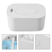 Load image into Gallery viewer, QWLWBU USB Dispenser Capacity Top Heating Holder Baby Wipe Warmer Diaper
