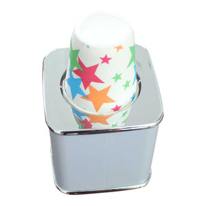 QWLWBU 3 Ounce Rack Desktop Disposable Paper Cup Dispenser For Home Hotel