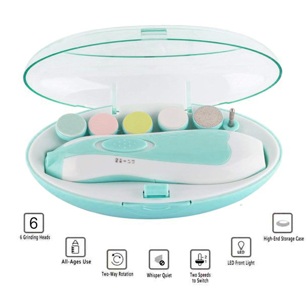 QWLWBU Baby Nail File Safe Nail Clipper Set Storage Box