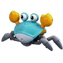 Load image into Gallery viewer, QWLWBU Music Crawling Crab with Automatically Avoid Obstacles Baby Toys
