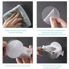 Load image into Gallery viewer, QWLWBU 4pcs Self Adhesive Broom Holder No Drilling Anti-Slip
