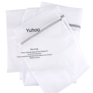 Yuhoo Clothes For Washing Machine Mesh Laundry Bags Practical Shorts Zipper Bras Pants