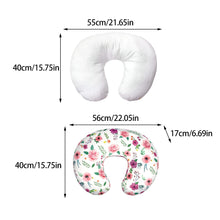 Load image into Gallery viewer, QWLWBU 2pcs/set Nursing Pillow and Positioner U Shaped Baby Nursing Pillow
