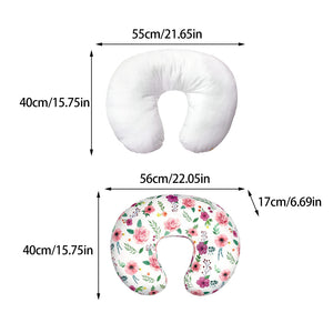 QWLWBU 2pcs/set Nursing Pillow and Positioner U Shaped Baby Nursing Pillow