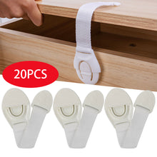 Load image into Gallery viewer, QWLWBU 20pcs Multifunctional Anti-pinching Child Safety Cabinet Lock
