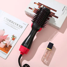 Load image into Gallery viewer, QWLWBU 3 In 1 Hot Air Blower Hair Dryer Brush For Straighten Curl
