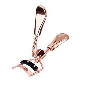 Erthree Professional Makeup Tool For Eyelashes Pain-FREE Metal Eyelash Curler 1PC, Golden Color