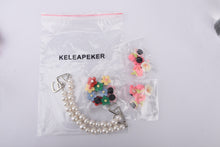 Load image into Gallery viewer, KELEAPEKER 22pcs Women Pearl Chain DIY Clog Kids Adults Cute Easy Install Shoe Charm Set
