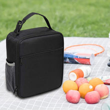 Load image into Gallery viewer, QWLWBU Mesh Pocket Picnic Insulated Lunch Box Soft Leakproof Thermal Bag
