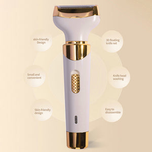 QWLWBU 4 in 1 Rechargeable Armpit Razor Body Painless Epilator