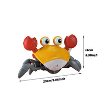 Load image into Gallery viewer, QWLWBU Music Crawling Crab with Automatically Avoid Obstacles Baby Toys
