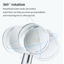 Load image into Gallery viewer, QWLWBU 360 Rotated ABS High Pressure Turbocharged Shower Heads
