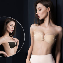 Load image into Gallery viewer, QWLWBU 2-Pack Sticky Push Up Backless Invisible Bra With Nipple Cover
