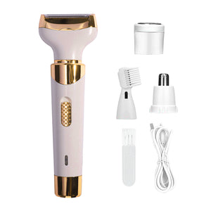 QWLWBU 4 in 1 Rechargeable Armpit Razor Body Painless Epilator